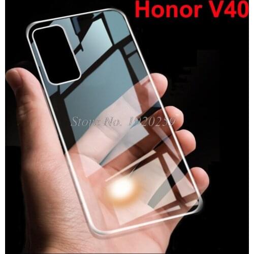 For Honor V40 5G YOK-AN10 Case Silicone Cover Soft TPU Matte Telefon Back Protector Shell Funda On Honor View40 Lite Capa Bumper