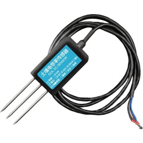 Soil Conductivity Sensor Soil EC Meter Salinity Tester Soil Conductivity Detector