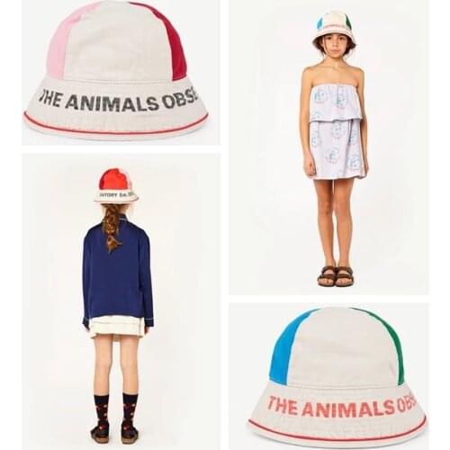 Boys Girls Hat 2018 TAO Children Sun Hat Bucket Kids Hat Cute Letters Cartoon Baby Caps Gorros Infantiles 2-6Y