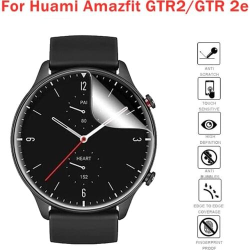 1-2Pcs Hydrogel Film For Huami Amazfit GTR2 GTR2e Smart Watch Full Screen Protector for Amazfit GTR 2 Protective Film Not Glass