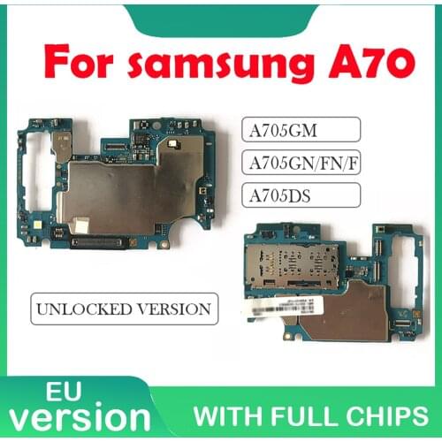 Good Working For Samsung Galaxy A70 A705F A705GM Motherboard,For Samsung Galaxy A70 A705F Logic Board Mainboard With Full chips
