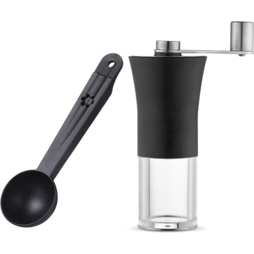 Coffee Grinder Portable Burr Grinder with Adjustable Setting & Conical Ceramic Burr Mill Hand Mini Coffee Bean Grinder