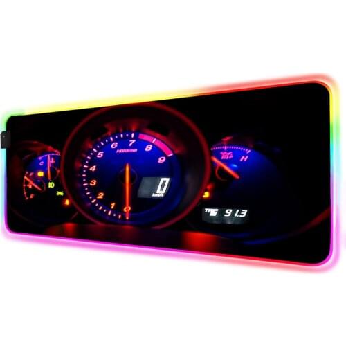 Mairuige Auto Parts Instrument RGB Large Mouse Pad Game Console Computer Mousepad Game Player LED Backlight XXL Gaming Desk