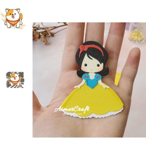 Princess Party Metal Cutting Dies Scrapbooking Stencil DIY Decorative Embossing Craft Die Cuts Card Making New Dies For 2020