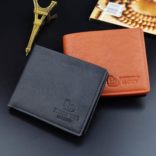 Men Wallets Purse PU Small Mini Storage Bag Fashion Durable For Coin Money Cards New