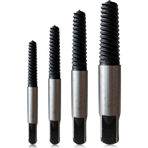 6PCS/Set Screw Extractor Easy Out Set Drill Bits, Damaged Screw Extractor Guide Broken Damaged Bolt Remover Tools Kit M3-M5