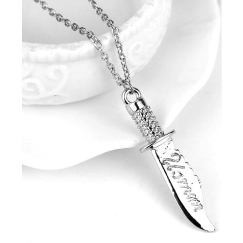 New Fashion Jewelry New Snow White Once Upon A Time Rumpelstiltskin Dagger Pendant Necklace For Women Dropshipping