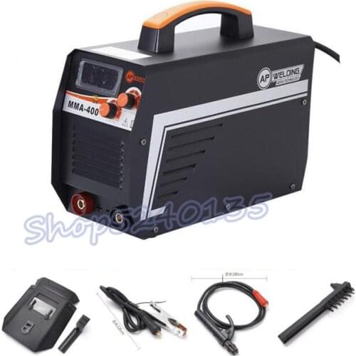New IGBT Inverter Arc Electric Welding Machine MMA-400 220V Digital Display Arc Stick Welders Set For DIY Home Welding Working