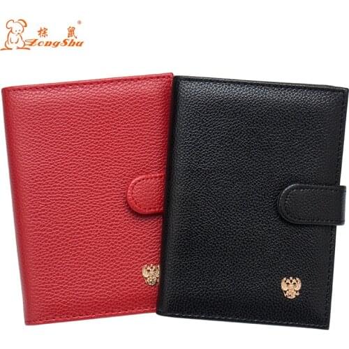 Russian Auto Driver License Bag Litchi buckle with convenient PU Leather on Cover for Car Driving Documents Card Credit Holder