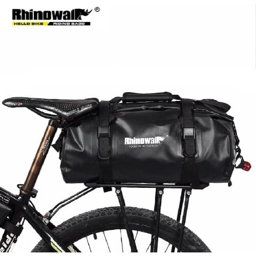Rhinowalk Bicycle Bag 3 in 1 Bicycle Rack Trunks Bike Pannier Bag Big Capacity Rear Rack Pannier Pack Cycling Bag Tail Seat Bag