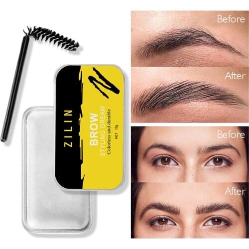 Eyelash Re-Growth Gel Wax Wild Eyebrow Shaping Soap Long-lasting Waterproof Natural Eyes brow Styling Cream Eye makeup
