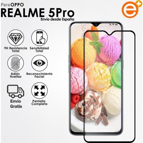 Full Tempered Glass Screen Protector for OPPO Realme 5 Pro Smartphone Safety Glass Protection