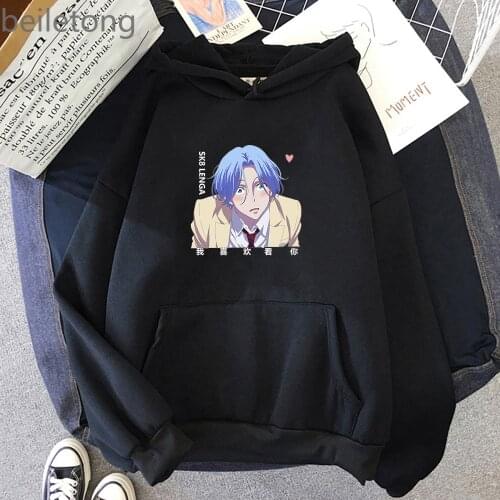SK8 The Infinity Hoodies Women Aesthetic Long Sleeve Crewneck Sweatshirt Kawaii Sweatshirts Graphic Streetwear Kpop Clothes