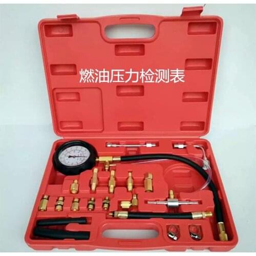 0-140 PSI Auto Fuel Injection Pump Tester Pressure Gauge Gasoline Oil Pressure Detecting Tool Car Pressure Gauge