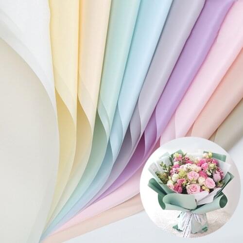 10sheets/pack Gift Flower Wrapping Paper Wedding Birthday Floral Bouquet Packing Craft Paper Tissue Paper DIY Handmade Material