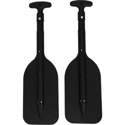2Pcs Paddles Telescoping Plastic Boat Paddle Collapsible Oar for Kayak Jet Ski and Canoe Safety Boat Accessories
