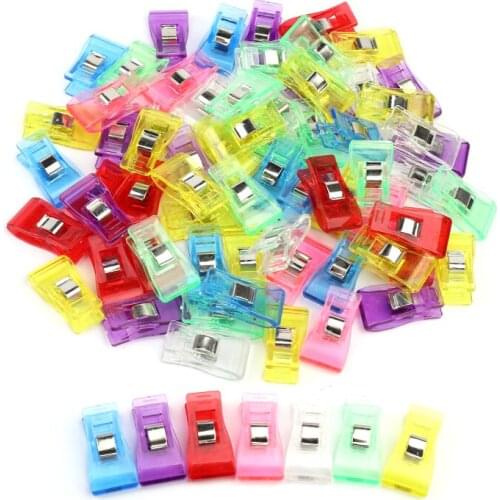 LMDZ 20/45PCS Sewing Clips Fabric Quilting Craft Sewing Knitting Clips Safety Clips Assorted Colors Binding Clips Paper