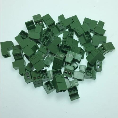 250pcs Pitch 5.08mm 2P PCB Electrical Screw Terminal Block Connector plc control board driver wire terminals IC2.5/2-ST-508