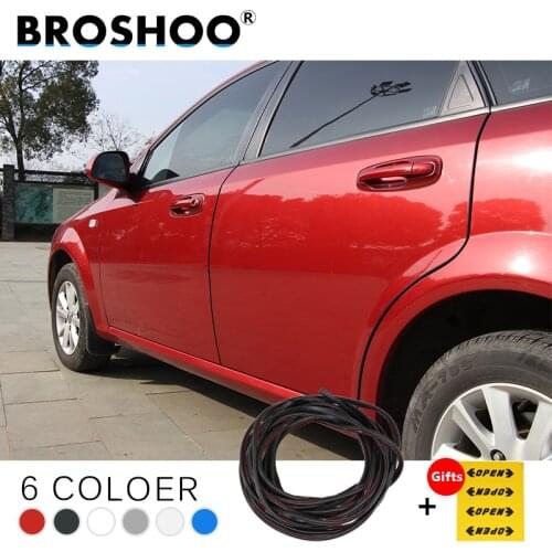 BROSHOO Auto Door Edge Protector Scratch Crash Rubber Strips Stickers For Mercedes-benz E240 E-CLass(W212) A-Class E320 Styling