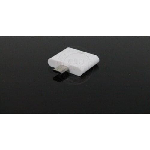 Free Shipping Dock 30Pin for iphone 4s ipad Female to Micro USB 2.0 Male Adapter for Samsung Galaxy Note2 N7100 S4 i9500 S5 9600
