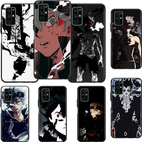 Anime Black Clover Silicone Cover For Huawei Honor 10i 10 9C 9A RU 9X 9N 9S 9 Pro Lite Play 3E V9 Black Phone Case