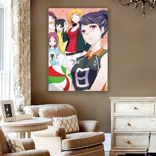 Haikyuu Poster Anime Painting Pictures Home Decor Wall Art Modular Hd Prints Canvas Modern Living Room