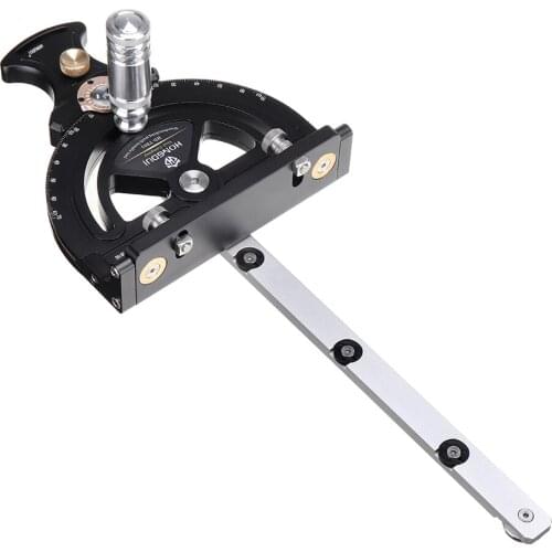Miter Gauge 0-70 ° Adjustment Woodworking Table Saw Handle 70 ° Assembly Angle Ruler Quick Setting Woodworking Tool