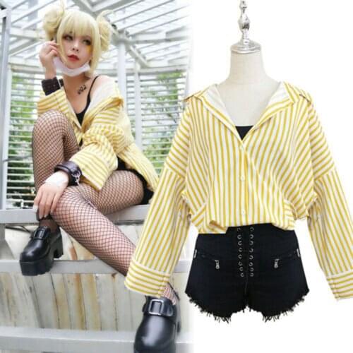 Cosplay Costumes For My Boku No Hero Academia Himiko Toga Uniform Skirt/Pant/Bra/Sock/Handcuffs Halloween Costume Outfit Suit