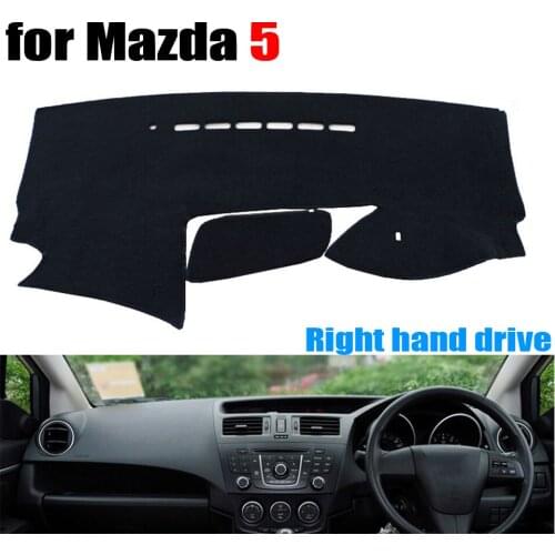 Car dashboard cover mat for Mazda 5 2010-2016 years Right hand drive dashmat pad dash mat covers auto dashboard accessories