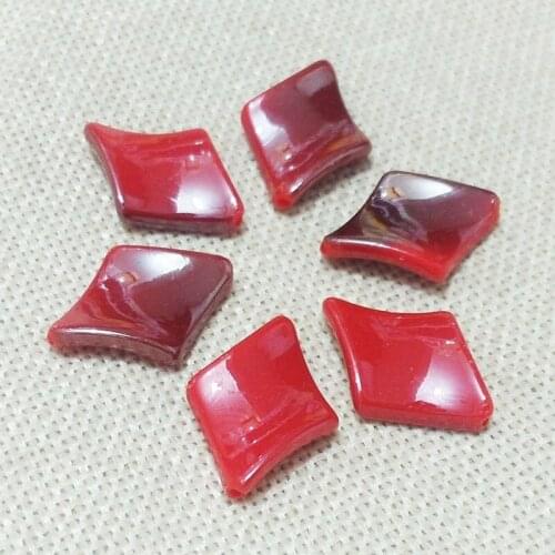 Red Earrings Tips Findings Acrylic Beads Ends Choker Necklace Bracelet Tassels Charms Pendant Spacer Filigree Bar Snap Jewelry