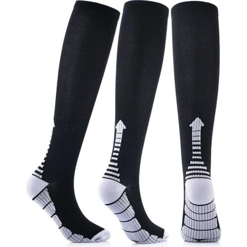 Quality New Compression Socks Arrow Pattern Thigh High Tube Socks Sports Socks Mens Socks Women Running Socks For Gifts