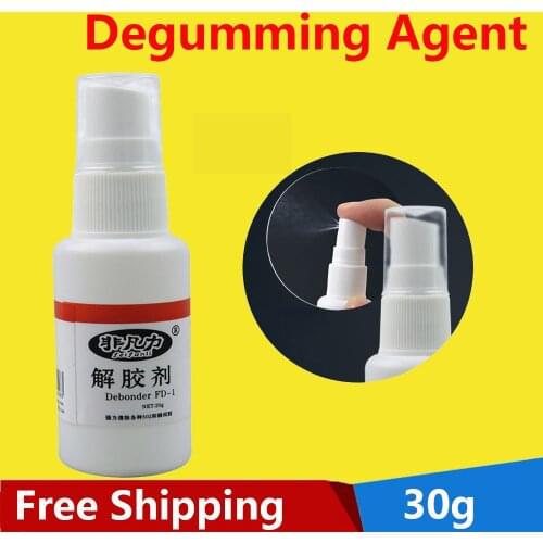 502 Glue Remover 30g Strong Efficient Glue Remover Acetone Cleaning Agent Dissolving debonder Glue Degumming Agent 502 Nemesis