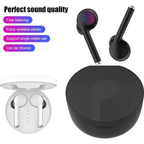 TW40 Bluetooth V5.0 Earphones Wireless Headphones With Microphone Charging Box TWS Sports Waterproof Headsets For iOS Android