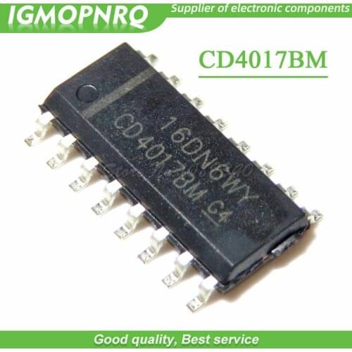 10PCS CD4017BM SOP16 CD4017 SOP CD4017BM96 SMD IGMOPNRQ