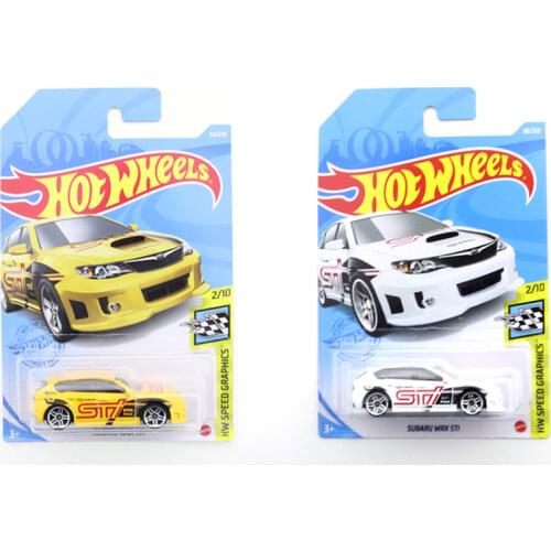 2021-68 Hot Wheels SUBARU WRX STI Mini Alloy Coupe 1/64 Metal Diecast Model Car Kids Toys Gift