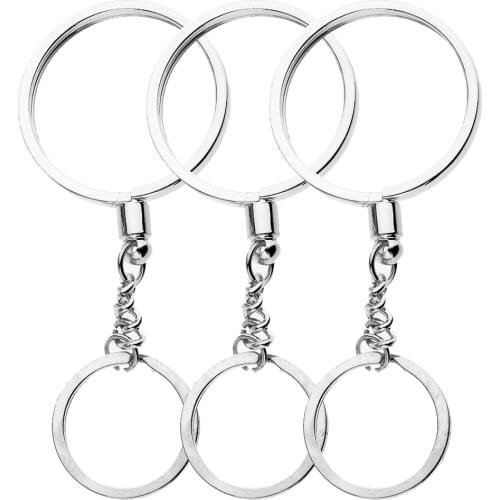 3pcs Antique Souvenir Coin Keychains Pendant Key Chain Key Ring Gift 40mm