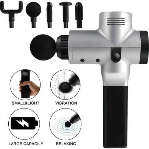 5 levels Tissue Massage Gun Muscle Massager Muscle Pain Management After Exercising Body Relaxation Slimming Shaping Pain Relief