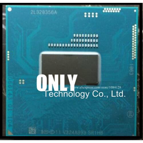 Free shipping latop core CPU I3-4100M SR1HB I3 4100M SRIHB 2.5G/3M HM86 HM87 cpu processor Official version scrattered pieces