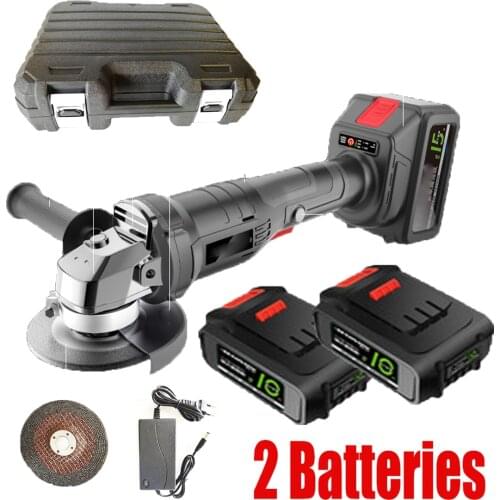 Cordless Electric Angle Grinder Lithium-Ion Grinding Machine Cutting Angle Grinder Grinding