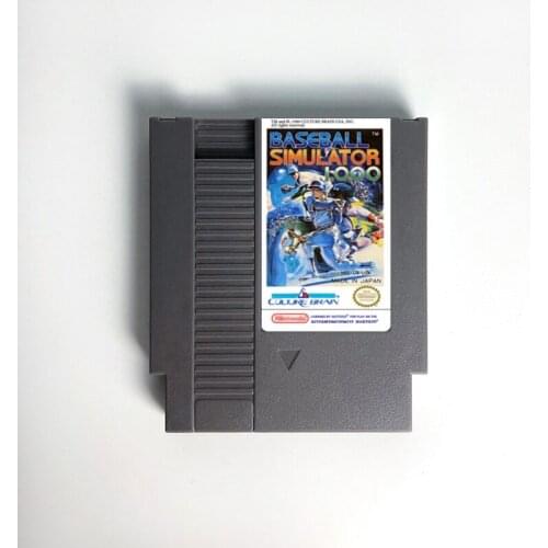 Baseball Simulator 1.000 - Game Cartridge For NES Console 72 Pins 8bit