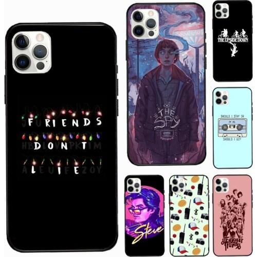 Stranger Things Case For Apple iPhone 12 11 Pro Max XS X XR 6S 7 8 Plus 5S SE 2020 Silicone Phone Cover