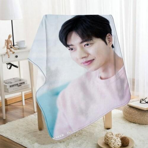 Musife Custom Park Hae Jin Flannel Blanket Design Your own Blanket Flannel Blankets for Sofa DIY Dropshipping