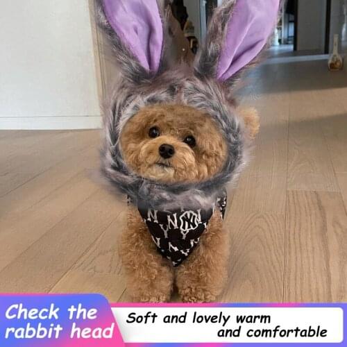 Cute Pets Dog Cats Headdress Knitted Teddy Headgear Pets Hat Small/Medium Dog Hat Puppy Cats Cosplay Costume Headwear New Year