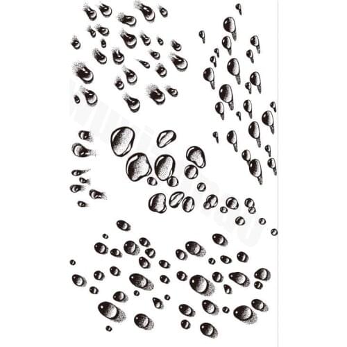 Water drop Background Transparent Clear Silicone Stamp/Seal for DIY scrapbooking/photo album Decorative clear stamp A709
