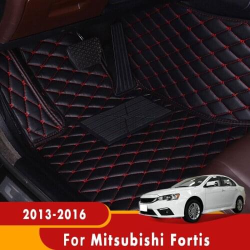 For Mitsubishi Fortis 2016 2015 2014 2013 Car Floor Mats Custom Carpets Covers Rugs Auto Interior Accessories Foot Pads