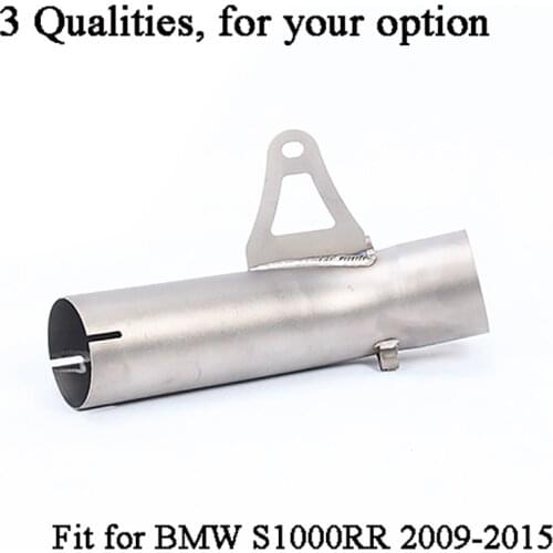 MTCLUB For BMW S1000RR S 1000 RR 2009 2010 2011 2012 2013 2014 2015 S1000RR Motorcycle Muffler Exhaust Middle Pipe Tube