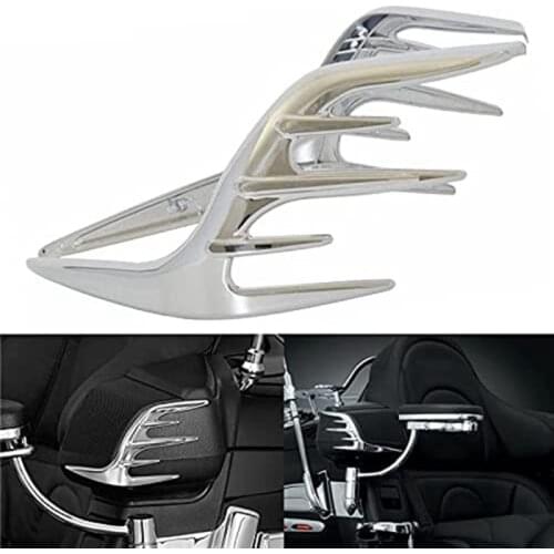 Motorcycle Rear Passenger Speaker Outer Trim Accent Fins Webbing for HONDA Goldwing GL1800 2006-2017