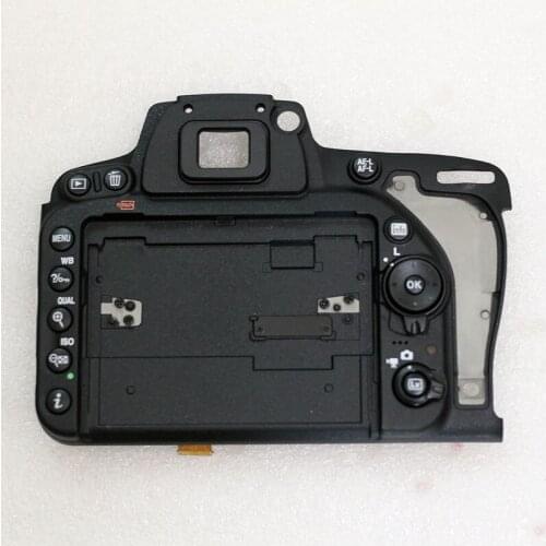 New complete Back cover assy with buttons and rear main FPC repair parts For Nikon D750 SLR