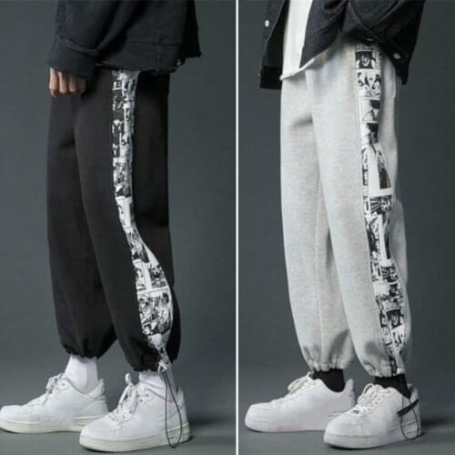 New Sweatpants Sport Style Mens Loose Harem Pants Autumn Wild Trousers Male Outdoor Sarouel Pour Hommes 2021