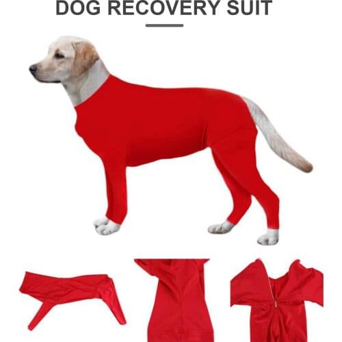 Dog Surgery Clothes Long Sleeve Dog Suit Dog Clothes Dog Recovery Suit Dog Recovery Shirt Dog Suit